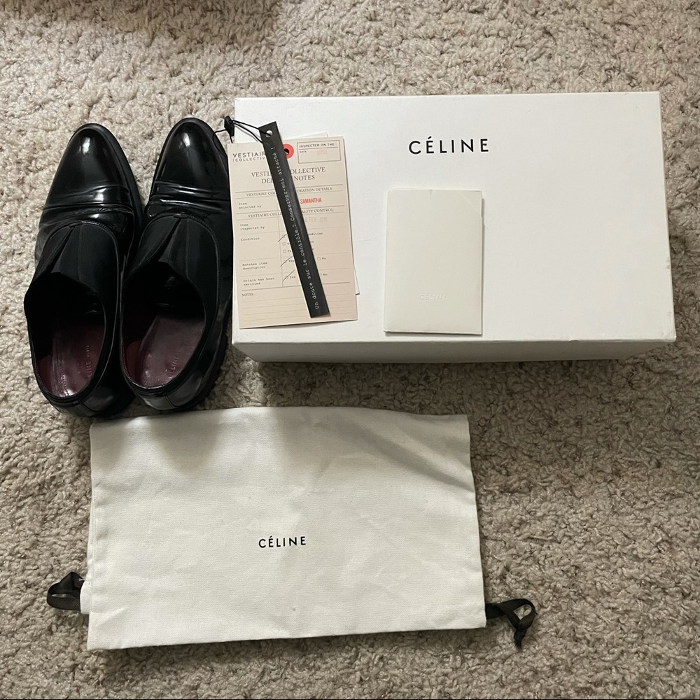 Céline Patent Leather Shoes